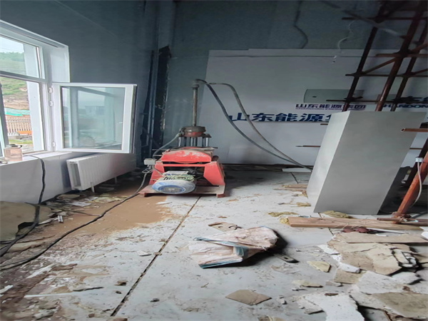 九原地基基础下沉墙体裂缝加固注浆顶升施工